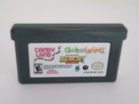 Candy Land, Chutes and Latters, Memory - Gameboy Adv. Game